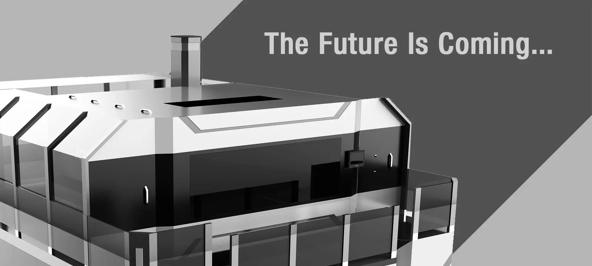 Large-format XDM powder bed laser melting printer.